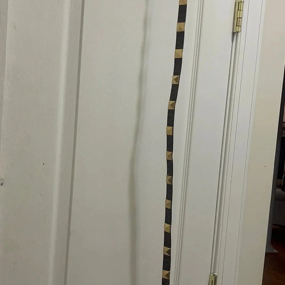 Michael Kors, beautiful brown belt with the gold buckle, studs gorgeous design - Picture 6 of 7